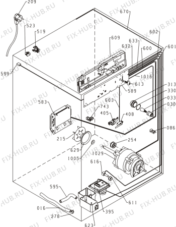Взрыв-схема стиральной машины Gorenje D62325 (197592, SPK2) - Схема узла 03
