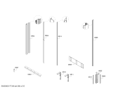 Схема №4 CIW24MIIR6 с изображением Крепеж для холодильника Bosch 00713432