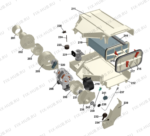 Взрыв-схема стиральной машины Gorenje T780 NO   -Stainless (900002672, TD44NO) - Схема узла 02