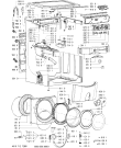 Схема №2 WAB 8900-A,D с изображением Ручка (крючок) люка для стиральной машины Whirlpool 481249878697