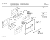 Схема №3 HBE662BGB с изображением Фронтальное стекло для плиты (духовки) Bosch 00271864
