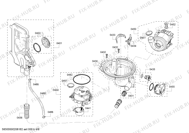 Схема №5 SHEM78W56N с изображением Панель управления для посудомойки Bosch 00775790