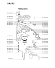 Схема №2 F8854370(0) с изображением Запчасть для кофеварки (кофемашины) Krups MS-0694598