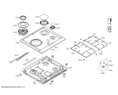 Схема №1 3ETX395B с изображением Переключатель для плиты (духовки) Bosch 00665231
