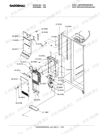 Схема №9 SK532162 с изображением Поднос для холодильника Bosch 00261617