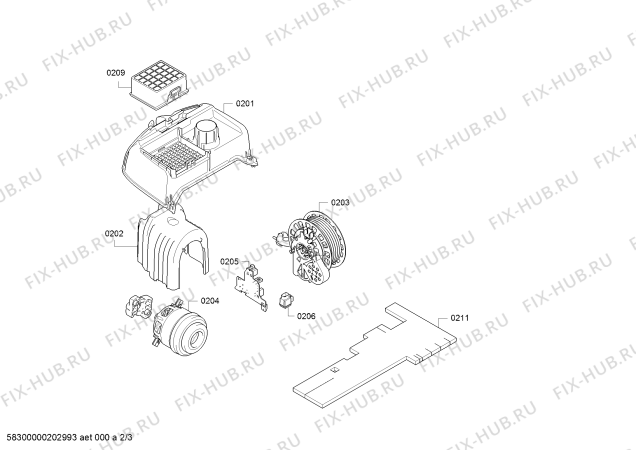 Схема №1 BGL3A330GB GL-30 с изображением Крышка для электропылесоса Bosch 11004946