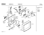 Схема №2 RV9425 с изображением Передняя панель для посудомойки Bosch 00283949