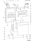 Схема №2 LI670BNA (F032847) с изображением Сенсорная панель для электропосудомоечной машины Indesit C00112418