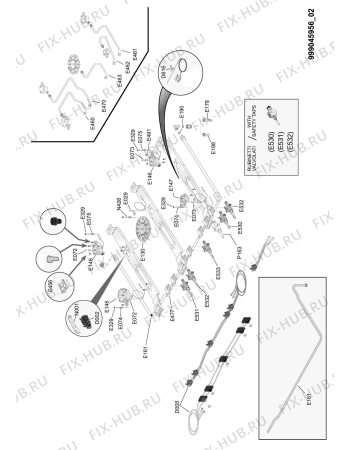 Схема №2 ACM 244/IX с изображением Термоэлемент Whirlpool 482000017293