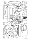 Схема №1 TRA 5240 с изображением Декоративная панель для сушильной машины Whirlpool 481245219943