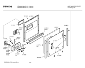 Схема №6 SE58A560RK с изображением Передняя панель для посудомоечной машины Siemens 00446505