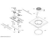 Схема №5 PSC366ZS с изображением Коллектор для плиты (духовки) Bosch 00369942