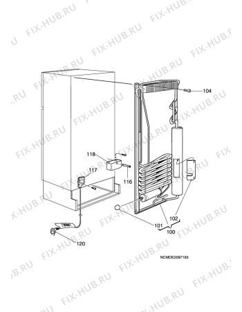 Взрыв-схема холодильника Sibir (N Sr) VCR-170KE - Схема узла C20 Cold, User manual E