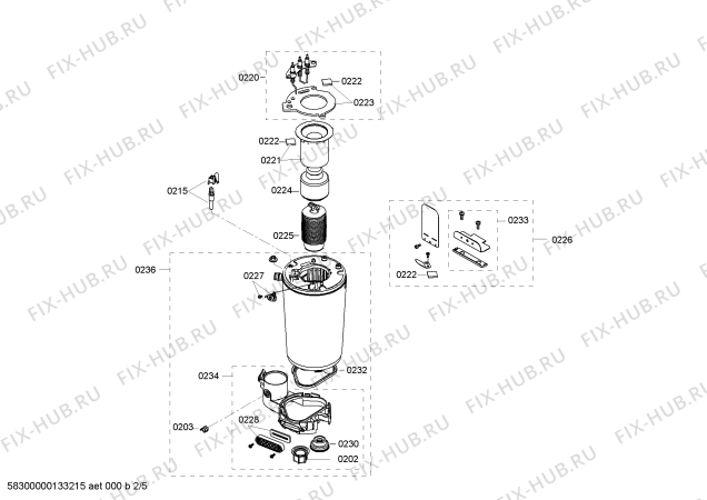 Схема №4 B1RDC2841H с изображением Крышка для водонагревателя Bosch 00613231