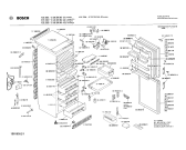 Схема №2 0700334065 KGE3305 с изображением Дверь для холодильника Bosch 00202693