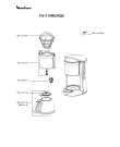 Схема №1 FG1115ME/9QB с изображением Держатель фильтра для электрокофеварки Moulinex SS-201012