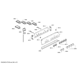 Схема №3 HSS842CSK с изображением Ручка управления духовкой для плиты (духовки) Bosch 00617207