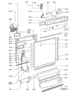 Схема №2 GSF 1988 WS с изображением Обшивка для электропосудомоечной машины Whirlpool 481245372076