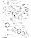 Схема №1 AWO 8167 с изображением Блок управления для стиралки Whirlpool 480111100573