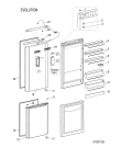 Схема №3 E2BY19223XFTK (F085162) с изображением Дверка для холодильника Indesit C00383349