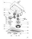Схема №1 AKG 846 F1 BR с изображением Клавиша для вентиляции Whirlpool 481941028442