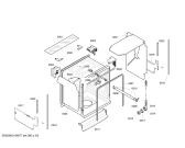 Схема №5 SGV43M03EP с изображением Декоративная рамка для электропосудомоечной машины Bosch 00671824
