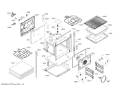 Схема №4 PHCB855221 с изображением Стеклокерамика для электропечи Bosch 00710754