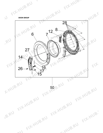 Схема №3 WM126V с изображением Другое для стиралки Whirlpool 482000016548