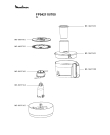 Схема №2 FP542127/700 с изображением Ручка регулировки для кухонного комбайна Moulinex MS-8080017466