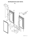 Схема №6 KRFC 9016 с изображением Запчасть для холодильника Whirlpool 482000014834