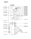 Схема №3 FNA243(0) с изображением Шланг для электрокофемашины Krups MS-0928144