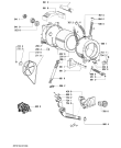 Схема №1 AWM 5043 с изображением Декоративная панель для стиралки Whirlpool 481245213065
