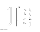 Схема №4 T24ID800LP с изображением Кронштейн для холодильника Bosch 00753436