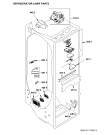 Схема №7 20RU-D1 A+ SF с изображением Рукоятка для холодильной камеры Whirlpool 481246268995