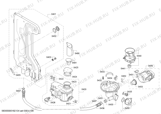 Схема №3 JS03IN52 с изображением Ручка для посудомоечной машины Bosch 00648524