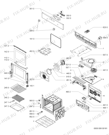 Схема №1 LPR 813/01 с изображением Панель для электропечи Whirlpool 481245249618