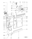 Схема №1 ADG 6966 IXM с изображением Панель для электропосудомоечной машины Whirlpool 481245371542