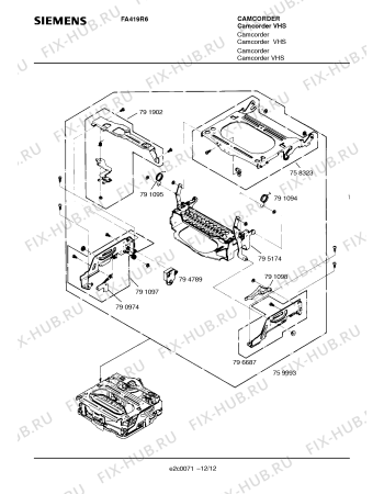 Схема №9 FA419R6 с изображением Сетевой трансформатор для видеотехники Siemens 00797091