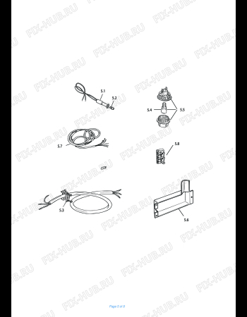 Схема №3 SEW554 с изображением Шланг для электропечи DELONGHI 342D554002