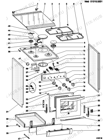 Схема №2 C31SM1XEX (F039158) с изображением Обшивка для электропечи Indesit C00145469