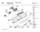 Схема №4 SGI56A36 с изображением Передняя панель для посудомоечной машины Bosch 00436562