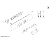 Схема №2 SMS60M18AU с изображением Панель управления для посудомоечной машины Bosch 00704401