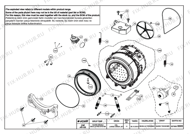 Схема №6 BEKO WMD 78100 (7147381100) с изображением Наставление для стиральной машины Beko 2820520745