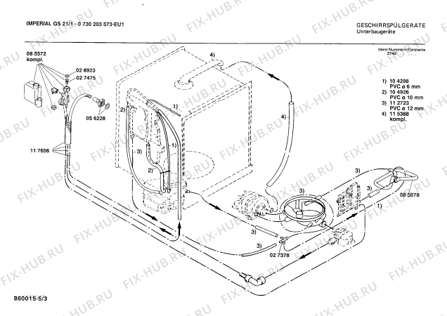 Схема №4 0730203536 GS21 с изображением Переключатель для посудомойки Bosch 00054033