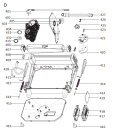 Схема №4 ADP 925 WH с изображением Рукоятка для электропосудомоечной машины Whirlpool 482000097071