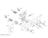 Схема №5 U14M42W0GB с изображением Панель управления для плиты (духовки) Bosch 00675525