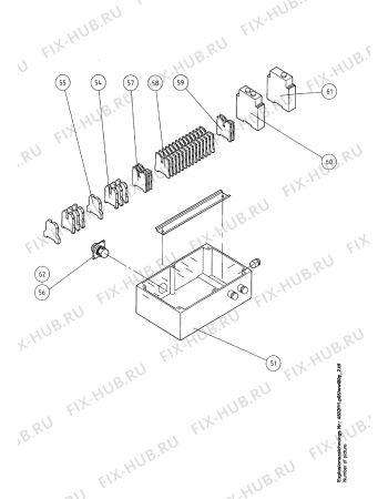 Взрыв-схема комплектующей Aeg HWWI80P - Схема узла Electrical equipment