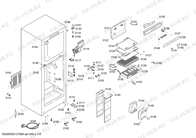 Схема №2 KSR32622FF с изображением Контейнер для холодильной камеры Bosch 00490675