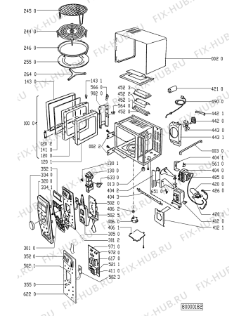 Схема №1 AVM 350 BL с изображением Преобразователь для свч печи Whirlpool 481912118272