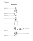 Схема №1 LM142A26/870 с изображением Корпусная деталь для электроблендера Moulinex MS-0A11857